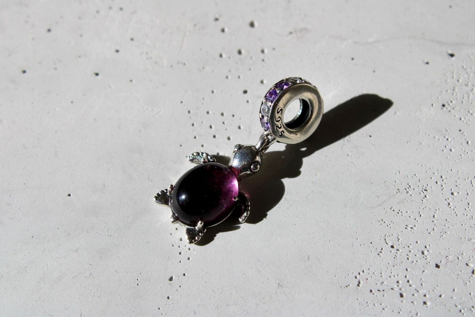 Purple Turtle Pandora Charm