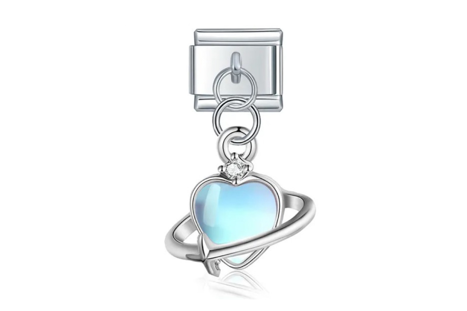 Hologram Kalp Italyan Sallantılı Charm